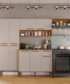 Cozinha Completa Madri 4 peças - Cinamomo/Off White