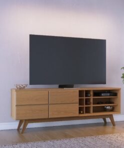 Bancada Noronha Larg. 1.80m Freijó para TV até 70" - Colibri