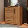 Cômoda Vitória 5 gavetas 1 porta - Cedro