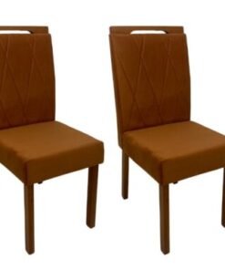 Conjunto Cadeiras Isa 2 unidades - Cinamomo/Terracota