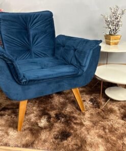 Poltrona Luna Innove - Azul Veludão