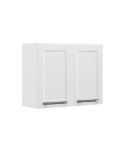 Armário de Cozinha Aéreo Duplo Florença Aço 0,70m - Branco