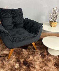 Poltrona Luna Innove - Preto Veludão