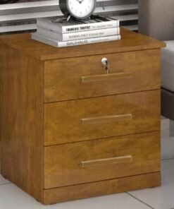 Mesa de cabeceira 3 gavetas Ref.: 011 - Cinamomo