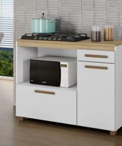 Balcão Cronus Cooktop 4 Bocas - Branco