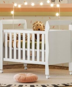 Berço e Mini Cama Americano Soninho 3 em 1 - Branco