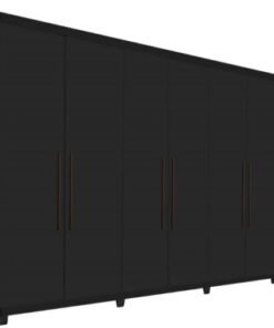 Guarda-Roupa Porto Bello Plus 6 portas - Preto