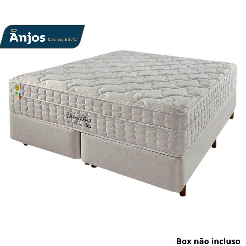 Colchão Casal King Best 138x188x28 Molas Ensacadas Pocket - Anjos | Suporta até 240kg - Imagem 7