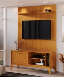 Rack Aruba com Painel Avant 55" -  Cedro