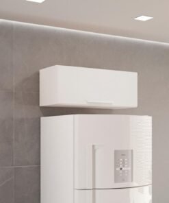 Armário de Cozinha Aéreo Geladeira New Valência - Branco