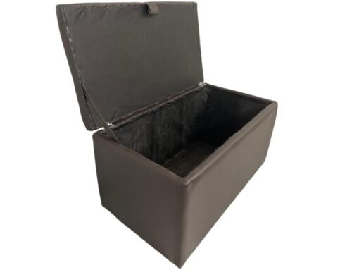 Recamier Baú Solteiro - Marrom Corino - Imagem 3