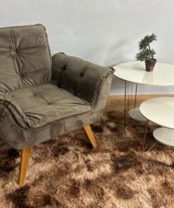 Poltrona Luna Innove - Marrom Veludão