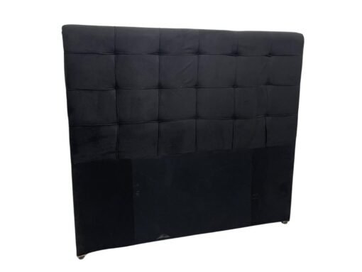 Cabeceira Silas Casal - Preto Suede