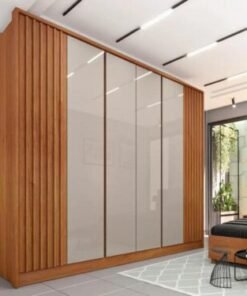 Guarda-Roupa Barcelona 6 Portas e 6 Gavetas Tcil - Cinamomo/Off White