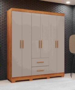 GUARDA-ROUPA ESTRELA C/PES LARGURA 1.50 (VARIAS OPÇÕES DE CORES )