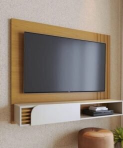 Home Suspenso 1,36m Jurerê Naturale/Off White Matte para TV até 55" - Colibri