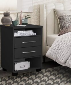 Mesa de cabeceira Valente - Preto