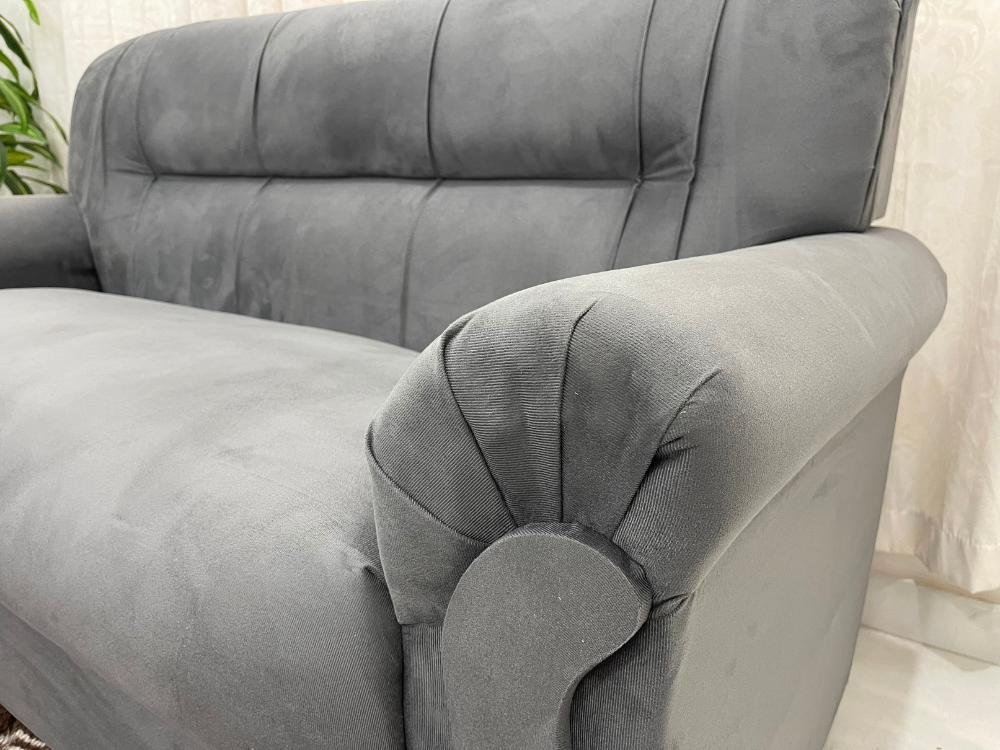 Conjunto de sofá 2 x 3 lugares REF 5014 - Cinza - Imagem 3