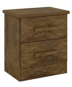 Mesa de cabeceira New Athos 2 gavetas - Ipê