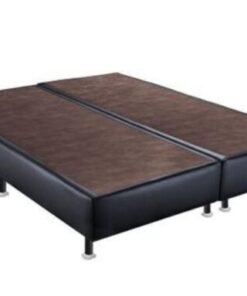 Base Box Silmer Queen Bi Partida ortobello Corino  - 158x198x26