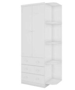 Armario Smim 2 Portas Com Prateleiras - Branco