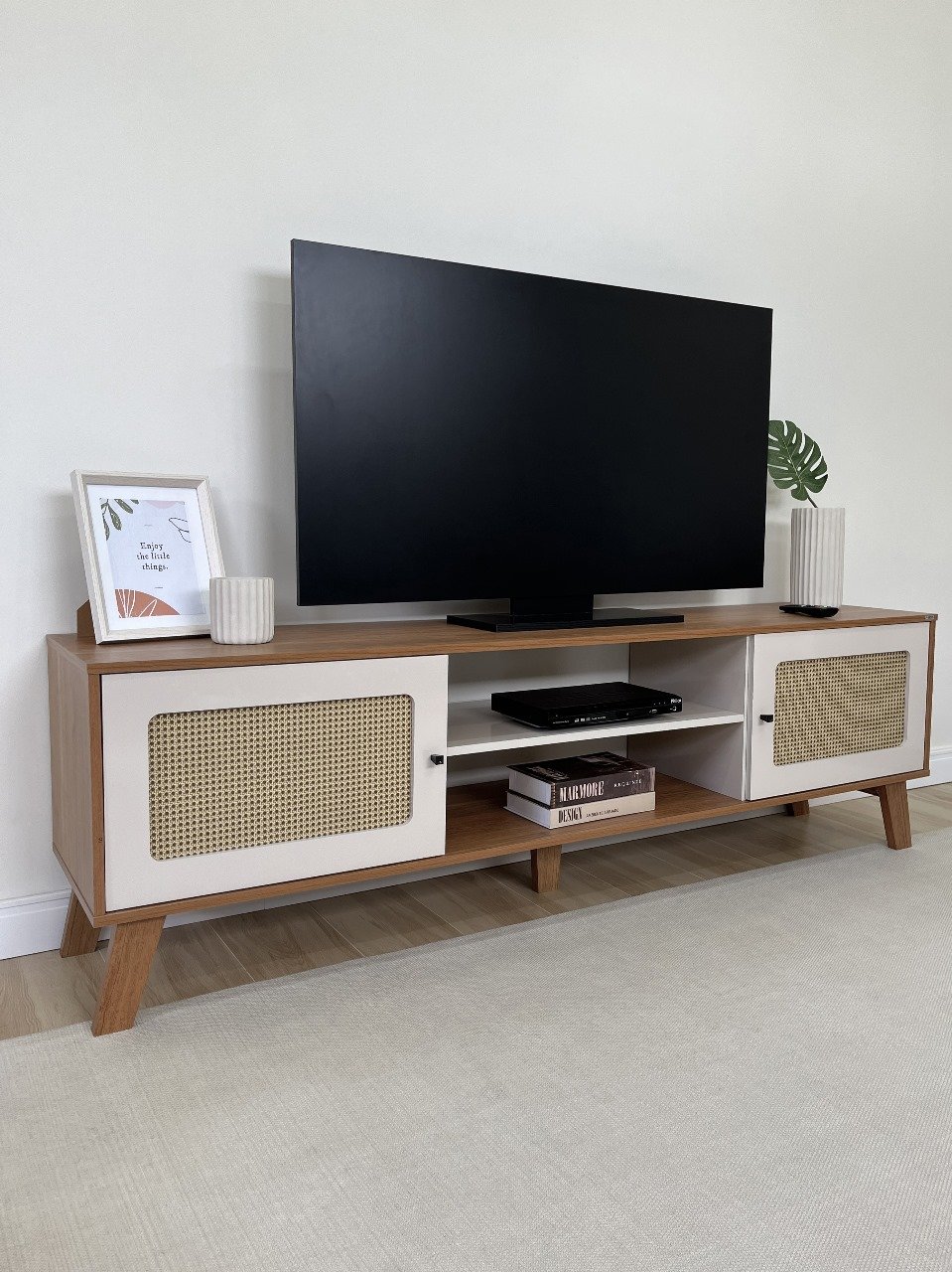 Rack Charlotte 75" - Cinamomo/Off White