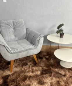 Poltrona Luna Innove - Prata Veludão