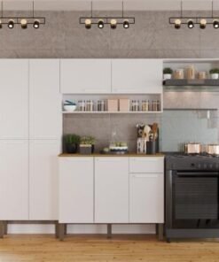 Cozinha Completa Madri 4 peças - Branco