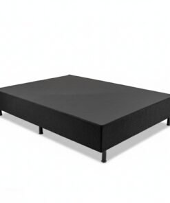 Box Casal Sued Preto 138x188x37 - Nosso Sonho