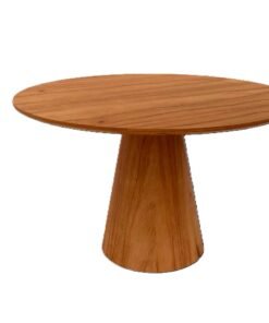 Mesa de Jantar Paris Circular 1.10x1.10 - Cinamomo Laminado
