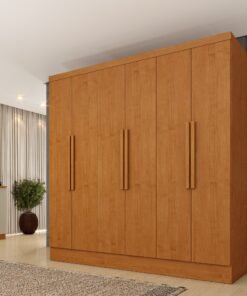 Guarda-Roupa Bariloche 6 Portas TCIL - Cinamomo