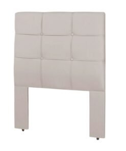 Cabeceira Cama Box Solteiro 0,90 Eslovênia Veludo Bege
