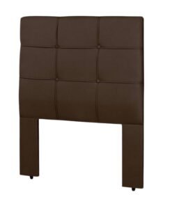 Cabeceira Cama Box Solteiro 0,90 Eslovênia Veludo Marrom