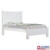 Cama Solteiro Primícia Branco 100% MDF Larg. 1.03m - D Doro