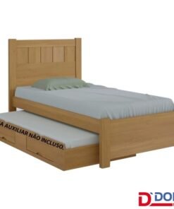 Cama Solteiro Primícia Cinamomo Larg. 1.03m 100% MDF - D Doro