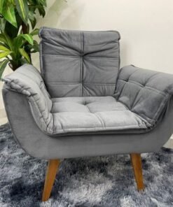 Poltrona Luna Innove - Cinza Veludão