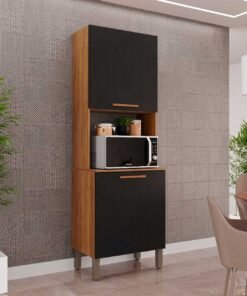 Paneleiro Torre Quente New Valência -  Cinamomo/Preto