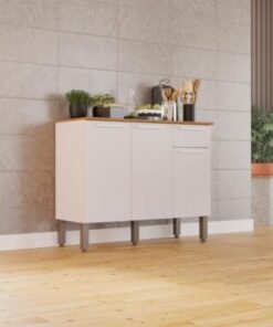 Balcão de Cozinha Madri 1,05m - Branco