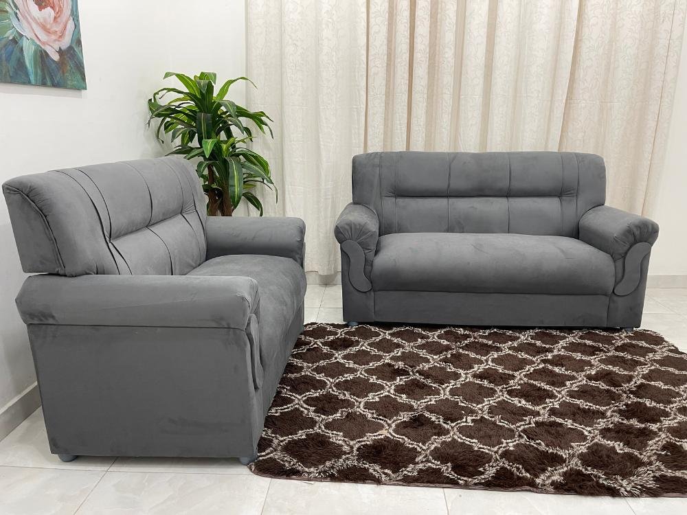 Conjunto de sofá 2 x 3 lugares REF 5014 - Cinza - Imagem 6