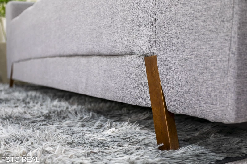 Sofá 2 lugares 8100 1.55m Linho Cinza 27 - Imagem 3