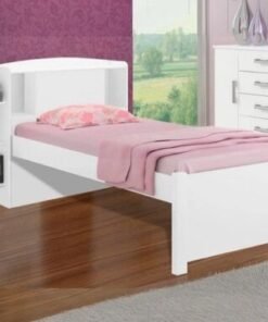 Cama solteiro Milênio Plus - Branco