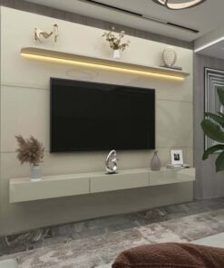 Home Royal Larg. 2.19m C/Led Off e Nicho 100% MDF para TV até 85" - Gelius
