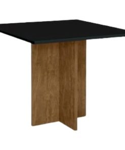 Mesa de Jantar Los Angeles 0.90x0.90 - Cinamomo/Preto