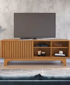 Rack Sereno Larg. 1.68m Cinamomo C/Porta Ripada para TV até 70" - JCM