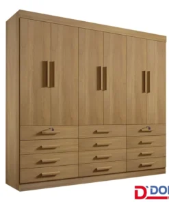 Guarda-Roupa Mônaco 6 portas e 12 gavetas - Cinamomo