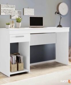 Mesa Office NT 2070 Branco 1 Gaveta Larg. 1.08m - Notável