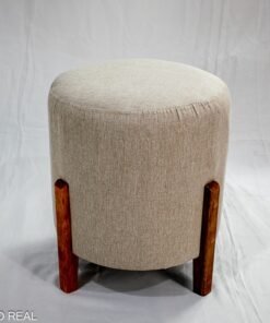 Puff Marcia Linho Bege