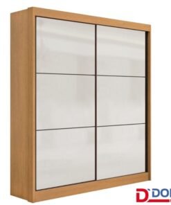 Roupeiro Santorini Cinamomo/Off 2 Portas Larg. 1.85m 100% MDF - D Doro