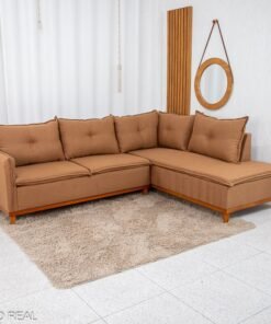 Sofá de Canto 5 Lug. Turquia Linho Terracota 29
