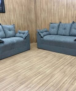 Sofá 2 e 3 Lugares Cinza 605 Paris